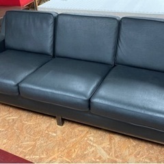 カリモク 3人掛けソファ 1人掛けソファ 応接3点セット 中古