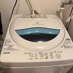 洗濯機　TOSHIBA 買い手見つかりました。
