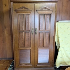 ☆値段交渉可 ナラ材 衣装箪笥 クローゼット 三越家具