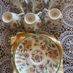 英国製Minton,Haddon Hall,６人テイーセット