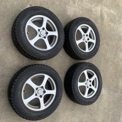 スタッドレスタイヤ　215/65R16 アルミホイール付き アル...