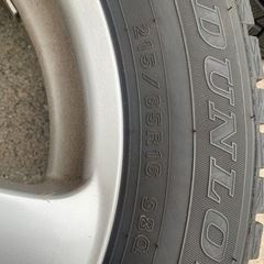 スタッドレスタイヤ　215/65R16 アルミホイール付き アルファード、MPV、エルグランド 、ティアナ等