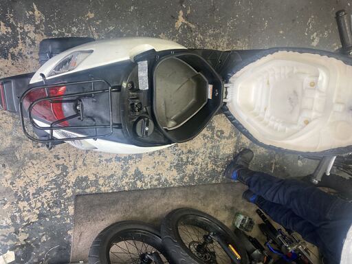 東京大塚発スズキ・レッツ 　CA4AA--　現役バイク　　 タイヤ新品交換 東京大塚発スズキ・レッツ CA4AA-- 現役バイク タイヤ新品交換