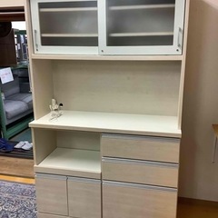 リサイクルサービス八光 田上店 配達・設置OK】ホワイト&ナチュラル 