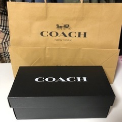 COACHの紙袋 靴の空箱