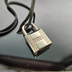 エルメス☆HERMES☆鍵(2本)☆カデナ☆南京錠☆シルバー☆101番