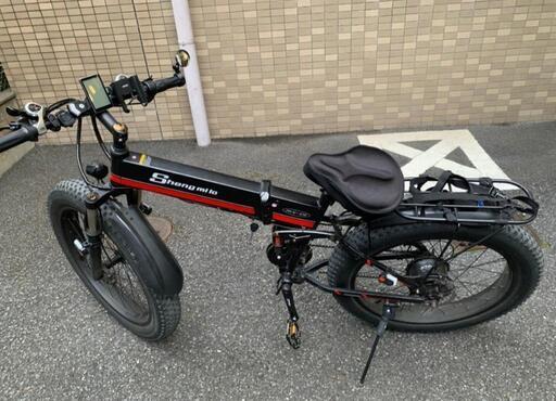 フル電動自転車shengmilo MX01 バッテリー1個とその他オプション付き　関東近郊送料無料です