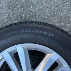 ★225/60R17　三菱純正アルミホイール　スタッドレス　デリカD５/アウトランダー