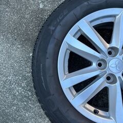 ★225/60R17　三菱純正アルミホイール　スタッドレス　デリカD５/アウトランダー
