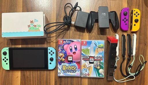 任天堂スイッチ本体＋ソフト２本＋追加コントローラ