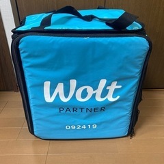 デリバリーバッグ(配達用バッグ)wolt4点セット