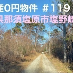 栃木県那須塩原市塩野崎 ＃119 不動産0円物件