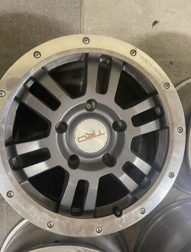 TRD ビードロック スタイル FORGED 17インチ 8J +50 150 5H アルミホイール 4本 ランクル 100 200 タンドラ セコイア