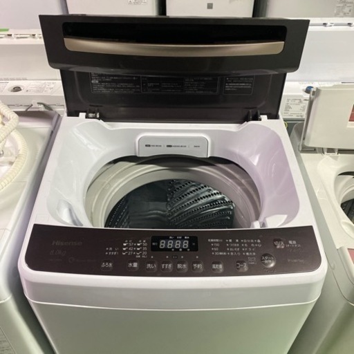 K4大阪限定○配送無料○2020年製○ハイセンス○HW-DG80A○洗濯機