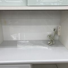 ☆ジモティ割あり☆ サンモア 食器棚 白 H160×W80×D50 クリーニング済み