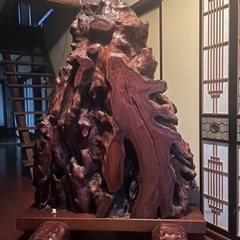 衝立ついたて　玄関飾り　木根