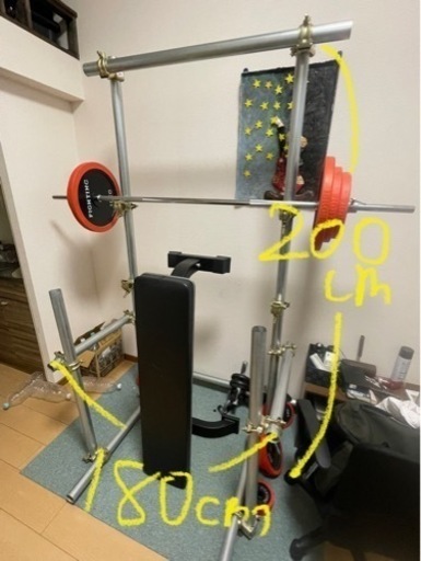 値下げ相談可】ベンチプレス100キロセット passtheot.com