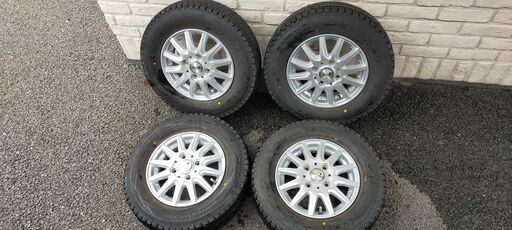 バン貨物用　スタッドレスタイヤ＆アルミホイール   145R12 6PR LT 4穴