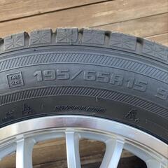 15インチ　スタッドレス　4本　グッドイヤー　アイスナビ6　アルミホイールセット　114,3 5穴　上物です　ノア　ヴォクシー　セレナ　ステップワゴン等