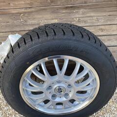 15インチ　スタッドレス　4本　グッドイヤー　アイスナビ6　アルミホイールセット　114,3 5穴　上物です　ノア　ヴォクシー　セレナ　ステップワゴン等