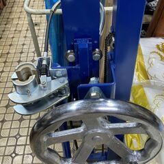 中古・竹刀柄革脱着機