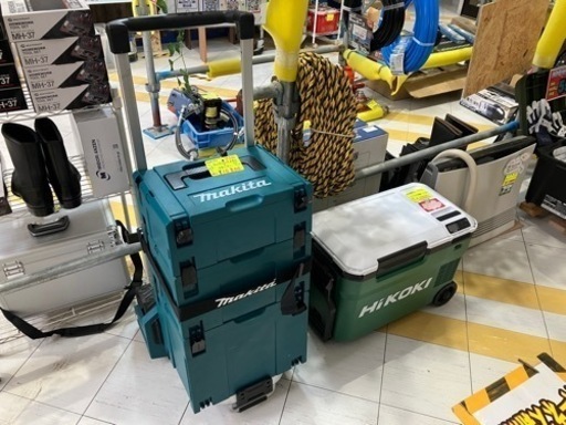 現場の工具収納運搬に！◇マックパック大中小+トローリー　4点セット◇