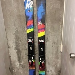 バックカントリー用スキー板 シール付