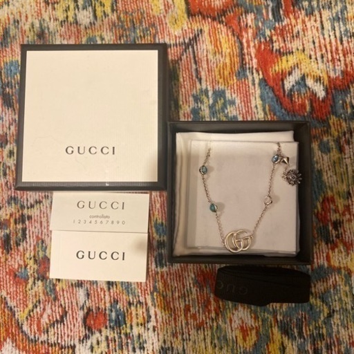 定価59400円　GUCCI ターコイズ　シルバー　ブレスレット