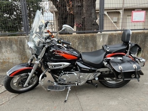 HYOSONG ヒョースン GV250 インジェクション ビラーゴ ドラッグスター 多数オプション付き