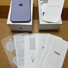 【美品】iPhone 11  128GB パープル SIMフリー