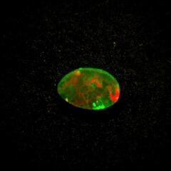 天然石 ブラックオパール遊色ギラギラ