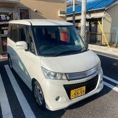 H22年式　パレットsw パールホワイト　車検ロング！