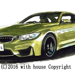 GC-235 BMW M4クーペ 限定版画 直筆サイン有 額装済...