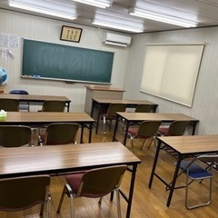 三島谷田進学教室椅子とテーブル処分話し中