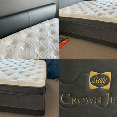 訳あり美品】Sealy/シーリー ワイドダブルサイズ クラウンジュエル ガーナイトⅢ 2020年購入品 フレーム付きを、直接引き取りに来て頂ける方に、80,000円でお譲りいたします。