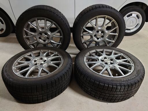 17インチ スタッドレス□225/50R17 ホイール □17x7.0 +48 100x5 BR9 ...