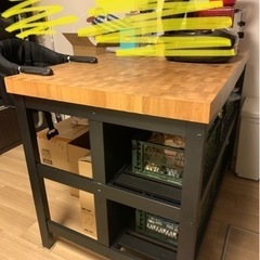 IKEA アイランドキッチン / ニトリ カウンターチェア2脚