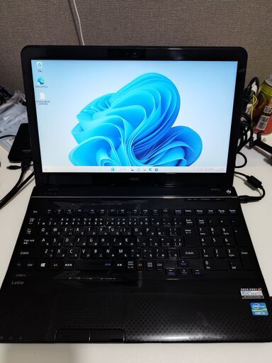 全国　6ヶ月保証（Windows 11+Office2021年）NEC LAVIE　BLACK　LS350
