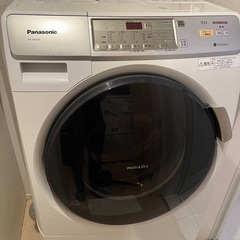 Panasonic ドラム式洗濯機 NA-VH32SL 7kg/3.5kg