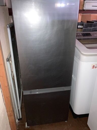 ☆￥18,800！【会員価格￥16,800】HITACHI 154㍑2ドア冷蔵庫 家電 2020年製 RL-154KA型 幅48cmｘ奥行58cmｘ高さ127cm 【BL104】