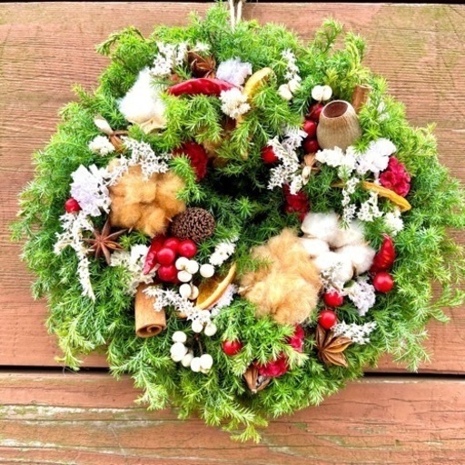クリスマスリース お正月リース njagの画像