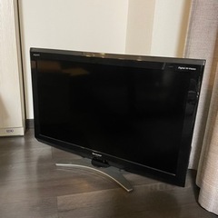 【セット価格】AQUOSテレビ・ハードディスクレコーダー(コード類付)