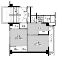 ◆敷金・礼金が無料！◆ビレッジハウス川岸1号棟 (306号室)