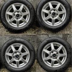 スタッドレスタイヤ アルミ付４本　VRX2 155/65 R13