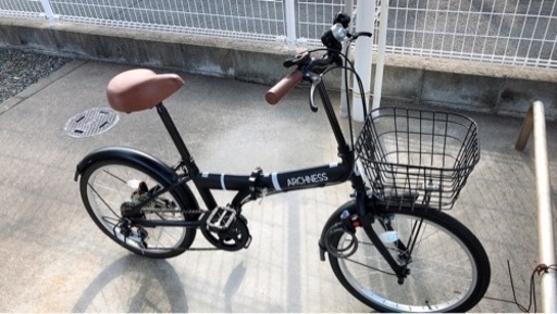 【お譲り先決定】ほぼ新品　折りたたみ自転車