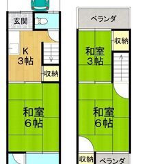 山科区戸建 賃貸中 550万 9.1% 再建築可能　 - 京都市