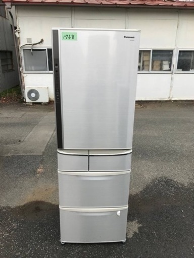 1768番 パナソニック✨ノンフロン冷凍冷蔵庫✨NR-E434T-N‼️
