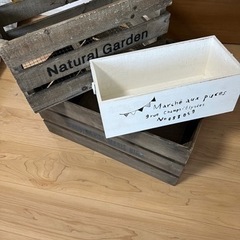 木製ボックス半額！