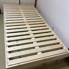 【値下げ】WLIVE すのこベッド 100%天然木 ベッドフレー...