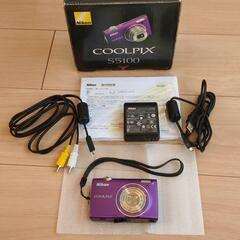 【1,000円】デジカメ （ニコン coolpix S5100）